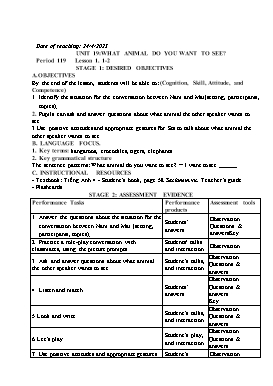 Kế hoạch bài dạy Tiếng Anh Lớp 4 - Tuần 32 - Năm học 2022-2023 - Nguyễn Thị Linh