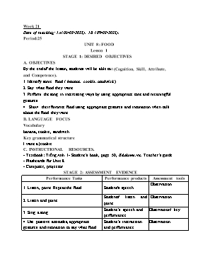 Kế hoạch bài dạy Tiếng Anh Tiểu học - Tuần 25 - Năm học 2022-2023 - Lê Thị Ánh