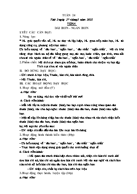 Kế hoạch bài dạy Tiếng Việt + Toán Lớp 1 - Tuần 24 - Năm học 2022-2023 - Phan Thị Nhương