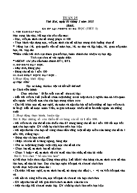 Kế hoạch bài dạy Tiếng Việt + Toán Lớp 1 - Tuần 25 - Năm học 2022-2023 - Phan Thị Nhương