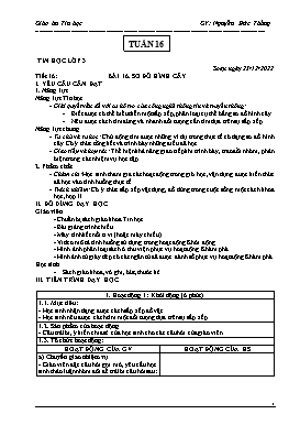 Kế hoạch bài dạy Tin học Lớp 3, 4, 5 - Tuần 16 - Năm học 2022-2023 - Nguyễn Đức Thắng