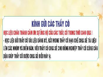 Bài giảng GDCD 9 - Bài 1: Sống có lý tưởng (Tiết 1)