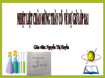 Bài giảng Khoa học tự nhiên 8 - Bài: Oxide - Nguyễn Thị Huyền