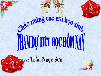 Bài giảng Lịch sử 7 - Tiết 38+39, Bài 18: Nhà Hồ và cuộc kháng chiến chống quân xâm lược Minh (1400-1407) - Trần Ngọc Sơn