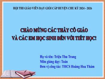 Bài giảng Toán 6 - Chương IV: Một số yếu tố thống kê và xác suất - Tiết 117: Xác suất thực nghiệm trong 1 số trò chơi và thí nghiệm đơn giản (Luyện tập 1)