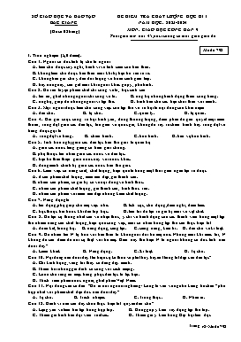 Đề kiểm tra chất lượng học kì I GDCD 9 - Mã đề 792 - Năm học 2023-2024 - Sở GD&ĐT Bắc Giang (Có đáp án)