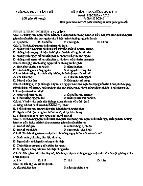 Đề kiểm tra giữa học kì II GDCD 6 - Năm học 2024-2025 - PGD Yên Thế (Có đáp án)