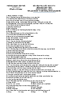 Đề kiểm tra giữa học kì II Tin học 6 - Năm học 2024-2025 - PGD Yên Thế (Có đáp án)