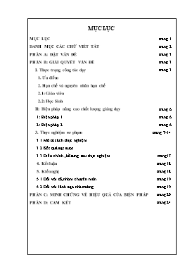 Sử dụng sơ đồ tư duy trong quá trình dạy học môn Vật lí