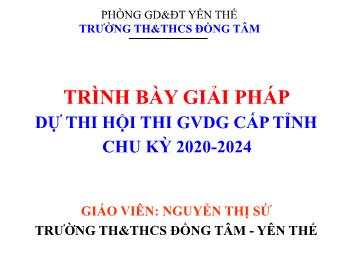 Xây dựng một số công cụ dùng trong kiểm tra, đánh giá trong dạy học môn Công nghệ 6 theo định hướng phát triển năng lực, phẩm chất học sinh