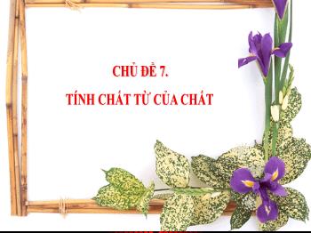 Bài giảng Khoa học tự nhiên 7 - Chủ đề 7: Tính chất của chất - Bài 15: Từ trường