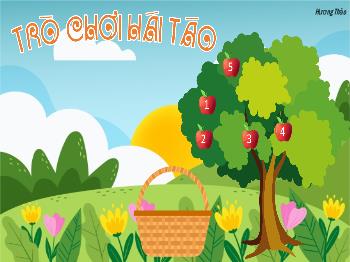 Silde Powerpoint Trò chơi Hái táo